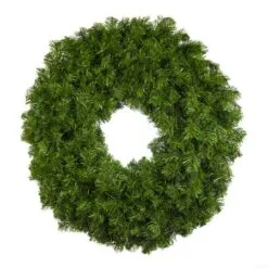 30" Unlit Deluxe Oregon Fir Wreath - Bow Option Available