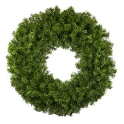 36" Unlit Deluxe Oregon Fir Wreath - Bow Option Available