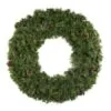 84" Unlit Deluxe Mixed Pine Wreath - Bow Option Available