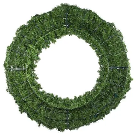 72" Lit Multi Deluxe Oregon Fir Wreath - Bow Option Available - Image 5